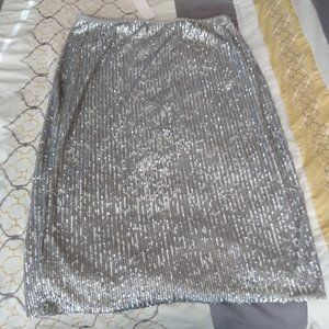 Sequin pencil skirt